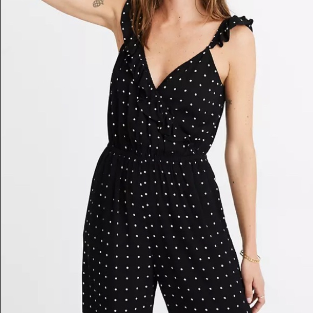 Madewell polka dot jumpsuit